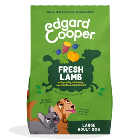 Edgard & Cooper Groot Adult Droogvoer  voor Honden Vers Lam - 12 kg