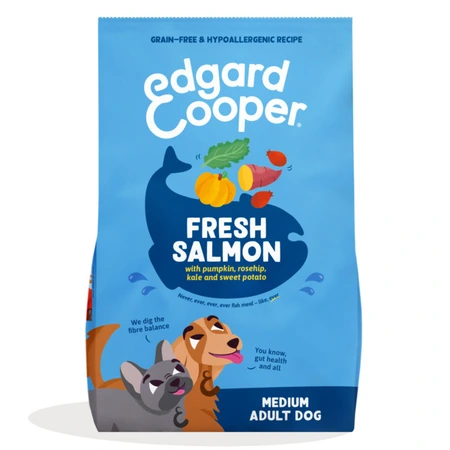 Edgard & Cooper medium Adult Droogvoer  voor Honden Verse Zalm - 1 kg
