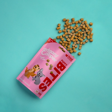 Edgard&Cooper bite puppy S duck&chicken 120gr - afbeelding 3