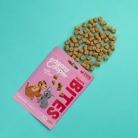 Edgard&Cooper bite puppy S duck&chicken 50gr - afbeelding 3