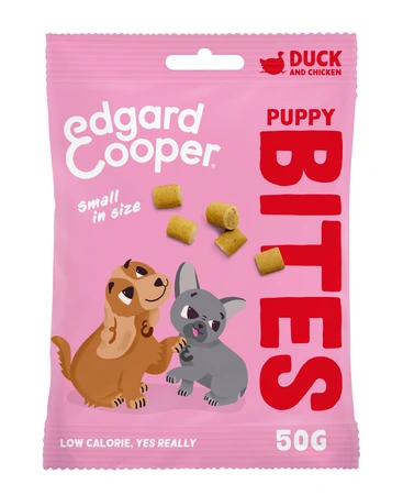 Edgard & Cooper Puppy Bites Eend & Kip klein 50g - afbeelding 2