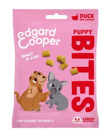 Edgard&Cooper bite puppy S duck&chicken 50gr - afbeelding 1