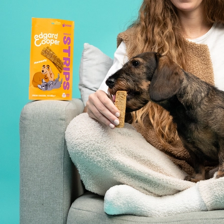 Edgard&Cooper strips adult chicken 75gr - afbeelding 4