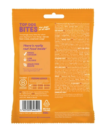 Edgard&Cooper bite adult L chicken 50gr - afbeelding 2