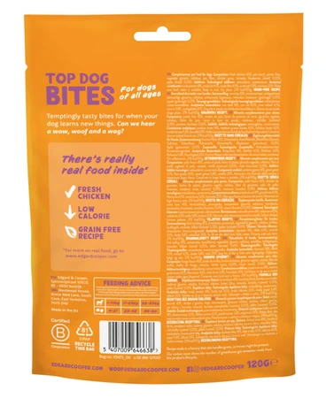Edgard&Cooper bite adult S chicken 120gr - afbeelding 2