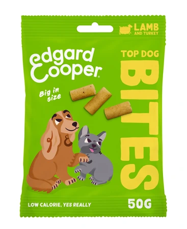 Edgard & Cooper Top Dog Bites Lam & Kalkoen Groot 50g - afbeelding 2