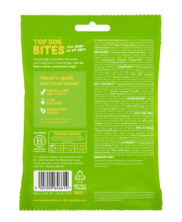 Edgard&Cooper bite adult L lamb&turkey 50gr - afbeelding 2