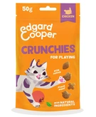 Edgard & Cooper  zakje crunchies snacks  kip  Voor Volwassen Katten  50 g - afbeelding 1