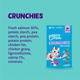 Edgard & Cooper  zakje crunchies snacks  zalm  Voor Volwassen Katten  50 g - afbeelding 3