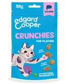 Edgard & Cooper  zakje crunchies snacks  zalm  Voor Volwassen Katten  50 g - afbeelding 1