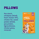 Edgard & Cooper  zakje pillows snacks  kip  Voor Volwassen Katten  60 g - afbeelding 3