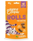 Edgard & Cooper  zakje rolls snacks  kip & kalkoen  Voor Volwassen Katten  45 g - afbeelding 1