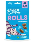 Edgard & Cooper  zakje rolls snacks  zalm & kip  Voor Volwassen Katten  45 g - afbeelding 1