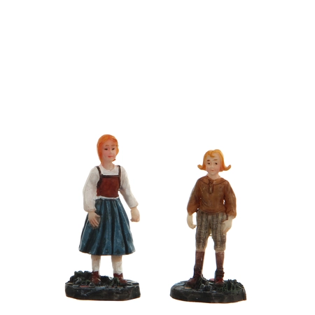 Efteling Hans en Grietje - l2,5xw2,5xh6,5cm