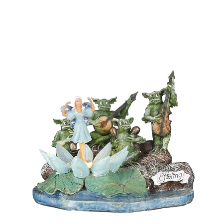 Efteling Indische waterlelie battery operated - l13,5xb10,5xh10,5cm - afbeelding 1