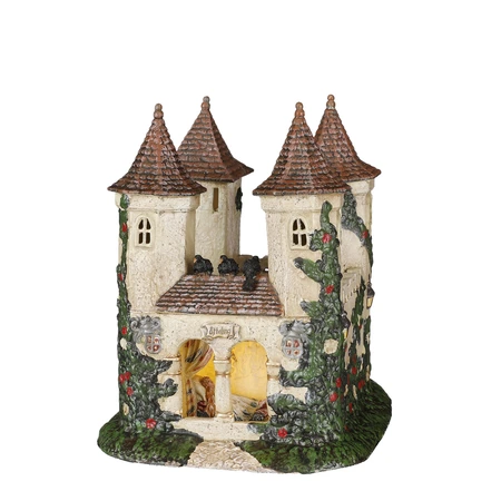 Efteling Kasteel van Doornroosje battery operated - l17,5xb18,5xh21cm