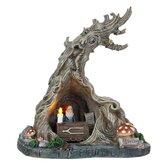 Efteling Muziek kabouter in holle boom BO - 14,5 x 12,5 x 16 cm