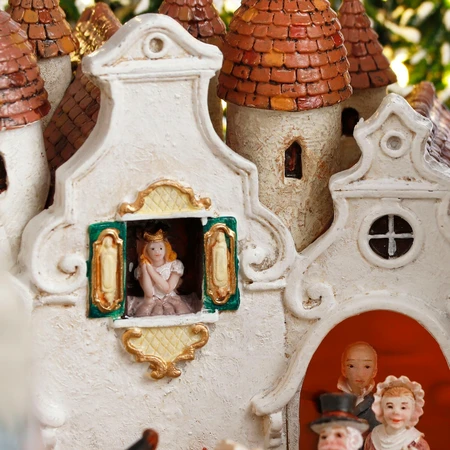 Efteling Verlichte straat zwaan kleef aan adapter included - l31xb19xh22cm - afbeelding 3