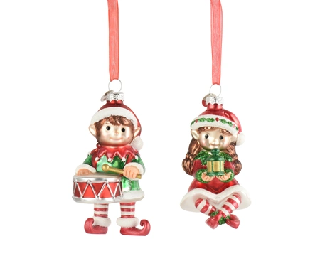 Elf glas L5.50b6.10h11.60cm multi a2