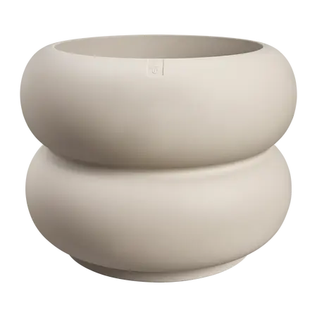 Elho Amber roll low 60 balanced beige