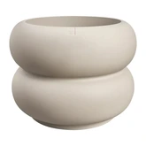 Elho Amber Roll Low bloempot - D60xH46cm Balanced beige