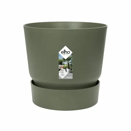 Elho Bloempot Greenville rond 16cm groen - afbeelding 1