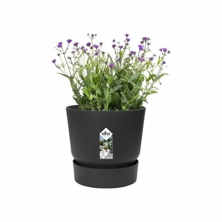 Elho Bloempot Greenville rond 16cm zwart - afbeelding 2