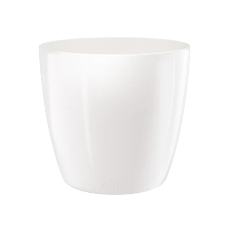 Elho brussels diamond rond 16cm wit - afbeelding 1