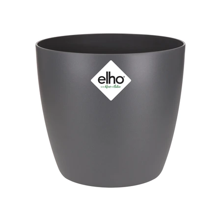Elho brussels rond mini 12,5cm antraciet - afbeelding 3