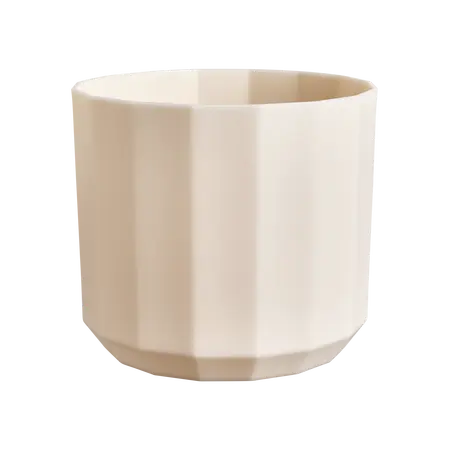 Elho Facet rond 14cm amandelroze