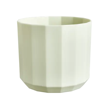 Elho Facet rond 14cm theegroen