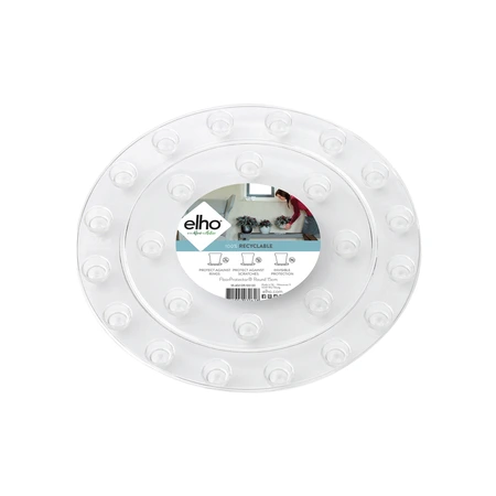 Elho floorprotector rond 18cm transparant - afbeelding 3