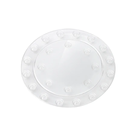 Elho floorprotector rond 21cm transparant - afbeelding 1