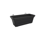 Elho green basics balkonbak xl allin1 55cm living black - afbeelding 1