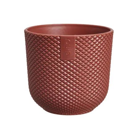 Elho Jazz rond mini 7cm toscaans rood