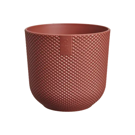 Elho Jazz rond mini 9cm toscaans rood