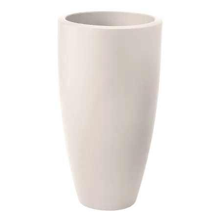 Elho June round high 40cm linnen wit