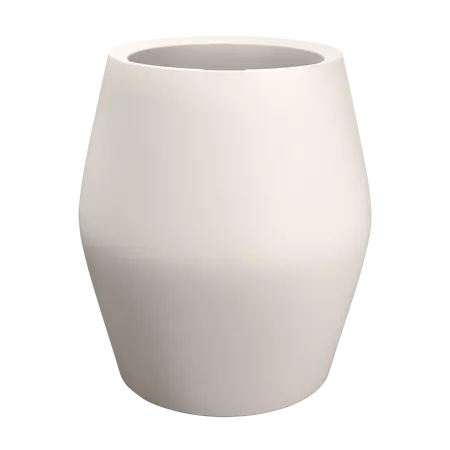 Elho June split high 46cm linnen wit