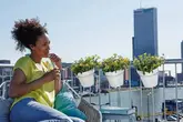 Elho loft urban balkon potholder wit - afbeelding 4