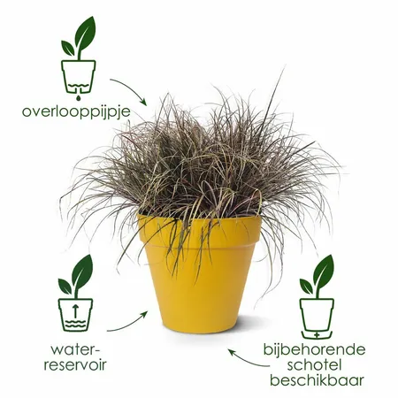 Elho loft urban rond 20cm antraciet - afbeelding 3