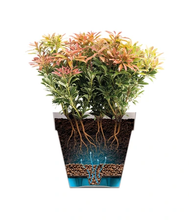 Elho loft urban rond 20cm wit - afbeelding 6