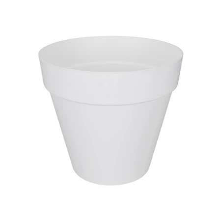 Elho loft urban rond wielen 40cm wit - afbeelding 1