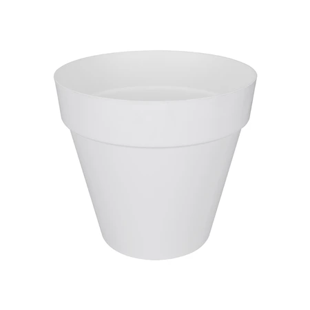 Elho loft urban rond wielen 60cm wit - afbeelding 1