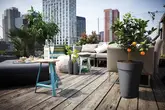 Elho loft urban schotel rond 28cm antraciet - afbeelding 3