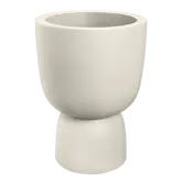 Elho Pot amber coupe 35cm linnen wit