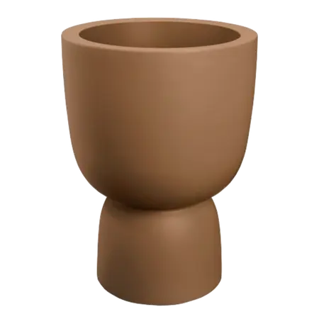 Elho Pot amber coupe round 41cm karamel