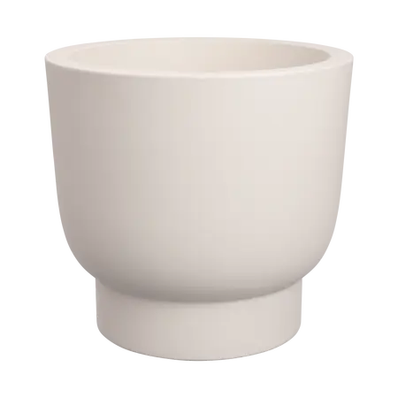 Elho Pot amber grail 40cm linnen wit