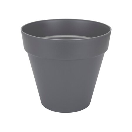 Elho Pot Loft urban rond op wielen D60cm - Antraciet