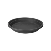 Elho universele schotel rond 13cm antraciet - afbeelding 1