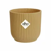 Elho Bloempot Vibes Fold rond Mini 9cm geel - afbeelding 1